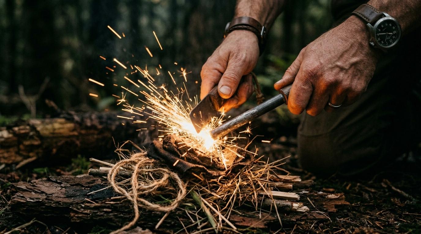 Start a Fire with a Firesteel