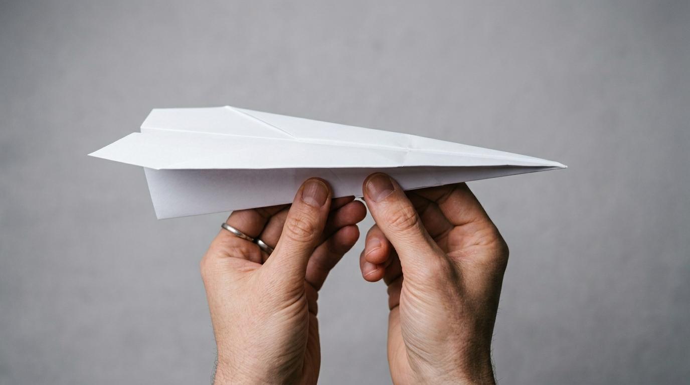 Perfect paper aeroplane dart